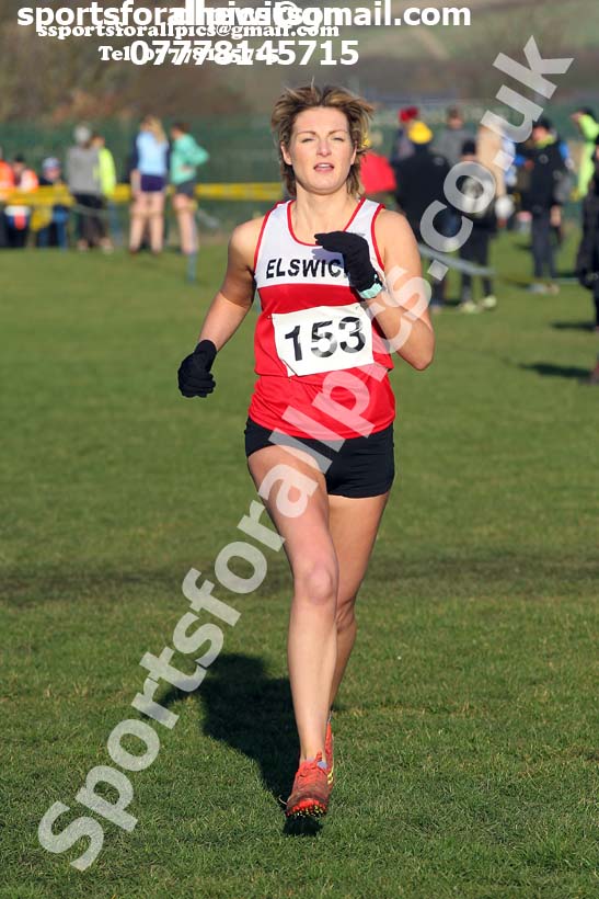 Senior womens 2020 Birtley Cross Country Relay, County Durham.  Photo: David T. Hewitson/Sports for All Pics